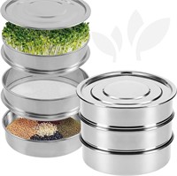 USED Stainless Steel Seed Sprouting Kit