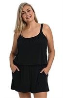 Size 18W Maxine of Hollywood Women's Romper One
