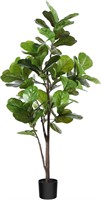 CROSOFMI 65in Artificial Fiddle Leaf Fig Tree