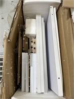 White Cabinet 34x19x8 in Factory sealed box