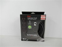 Pro Extension Cord 3 Outlets 2.4m