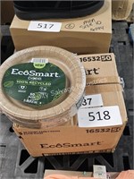 5-50ct ecosmart 8.5” disposable plates