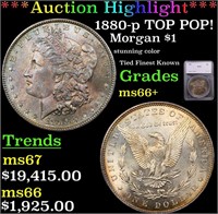 *Highlight* 1880-p TOP POP! Morgan $1 Graded ms66+
