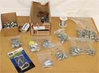 Box of Various Sizes of Cable Clamps