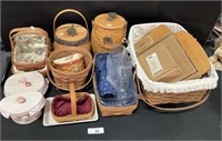 Longaberger Hand Woven Basket Collection.