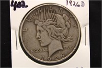 1926D PEACE DOLLAR COIN