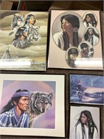 Native American framed photos
