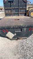 8’x10" metal truck bed with fifth wheel ball