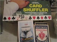 Crad Shuffler & Several Decks of Cards