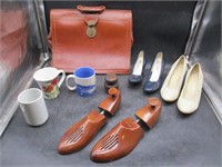 Shoe Forms, Shoes, Briefcase, Mugs