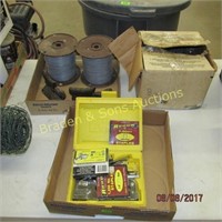 GROUP OF 2 BOXES OF MISC MDSE AND A BOX