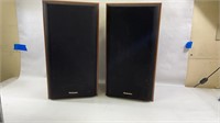 Pair of Technics SB-CR33 , 2 Way Speaker System