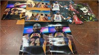 8 Sports and bands laminated posters early 2