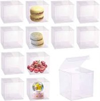 10 Pack Clear Candy Boxes 9.5" x 7" x 7.5"