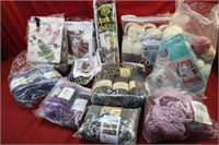 Yarn Craft Kits: Afghans, Hat & Scarf, Slippers,