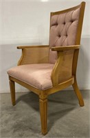 (AU) High back chairs with caned accented sides