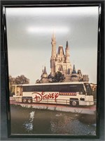 Disney World Cinderella Castle & Disney Bus Photo