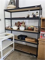 STEEL SHELF NO CONTENTS SELLS WITH IT