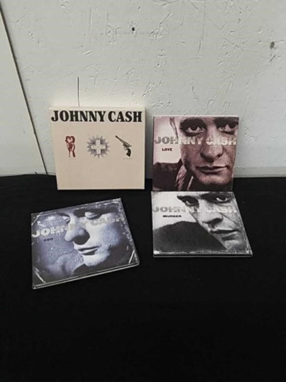 Johnny Cash love God's murder three pack CD