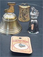 Vintage bells & wildlife pin