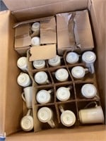 Large box of Oneida coffee mugs