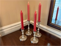 Baldwin Metal Candlestick Set