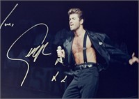 Autograph COA George Michael Photo