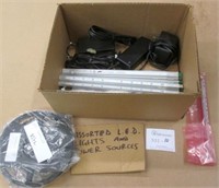 Assorted LED Lights & Power Sources