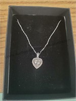 Diamond Heart Necklace.   From Kay Jewelers