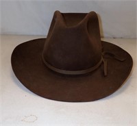 STOCKMAN SPECIAL WESTERN HAT, SIZE 6-7/8