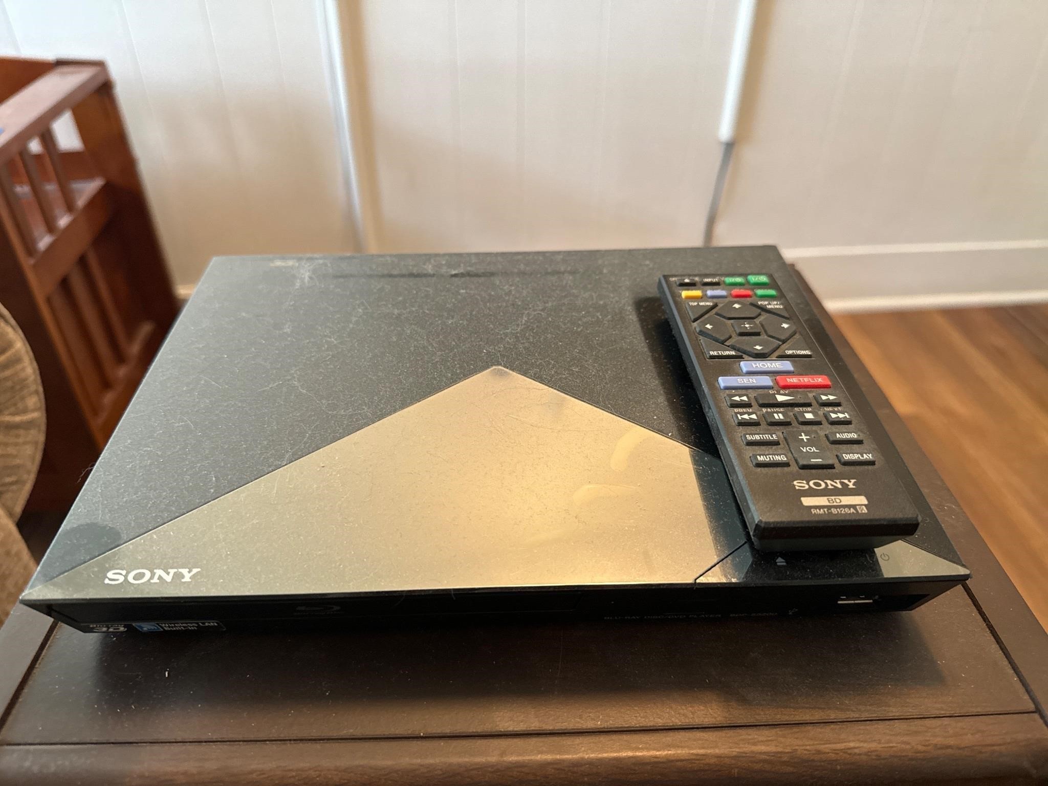 SONY Blue Ray DVD Player