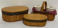Assortment of Longaberger Baskets