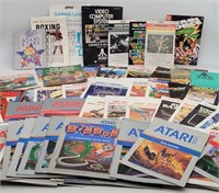 Atari Activision Video Game Inserts & Instruction