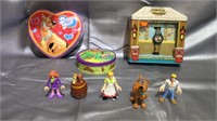 Scooby-doo Watch/bank, Box, Cookie Tin, Figures
