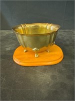 Decorative Brass Bowl with Stand