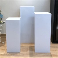 3Pcs Metal Display Pedestal Stand for Party,Decor