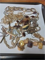 Lot of Goldtone Necklaces