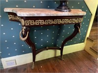 French ormolu  marble top console