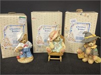 (3) Enesco Cherished Teddies figurines