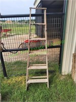 6ft Blue Ribbon Wood A-Frame Ladder