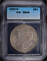 1900-O MORGAN DOLLAR ICG MS65