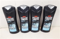 NEW Axe 2-IN-1 Shampoo Soap Clean&Smooth (x4)