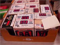 13 boxes and a half-box of 12 ga. shotgun shells;