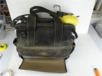 Electrician's Tool bag with organizer on bottom