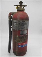 EARLY LARGE CO TWO DRY CHEMICAL FIRE EXTINGUISHER