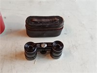vtg Atco 3 x 27 binoculars with case