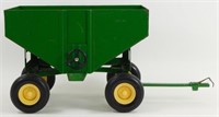 Green John Deere Gravity Box Grain Wagon w/