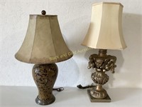 (2) Vintage Electric Table Lamps