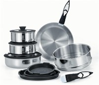 ROYDX Stainless Steel Cookware Set