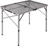 REDCAMP 36x24in Folding Grill Table  Adjustable